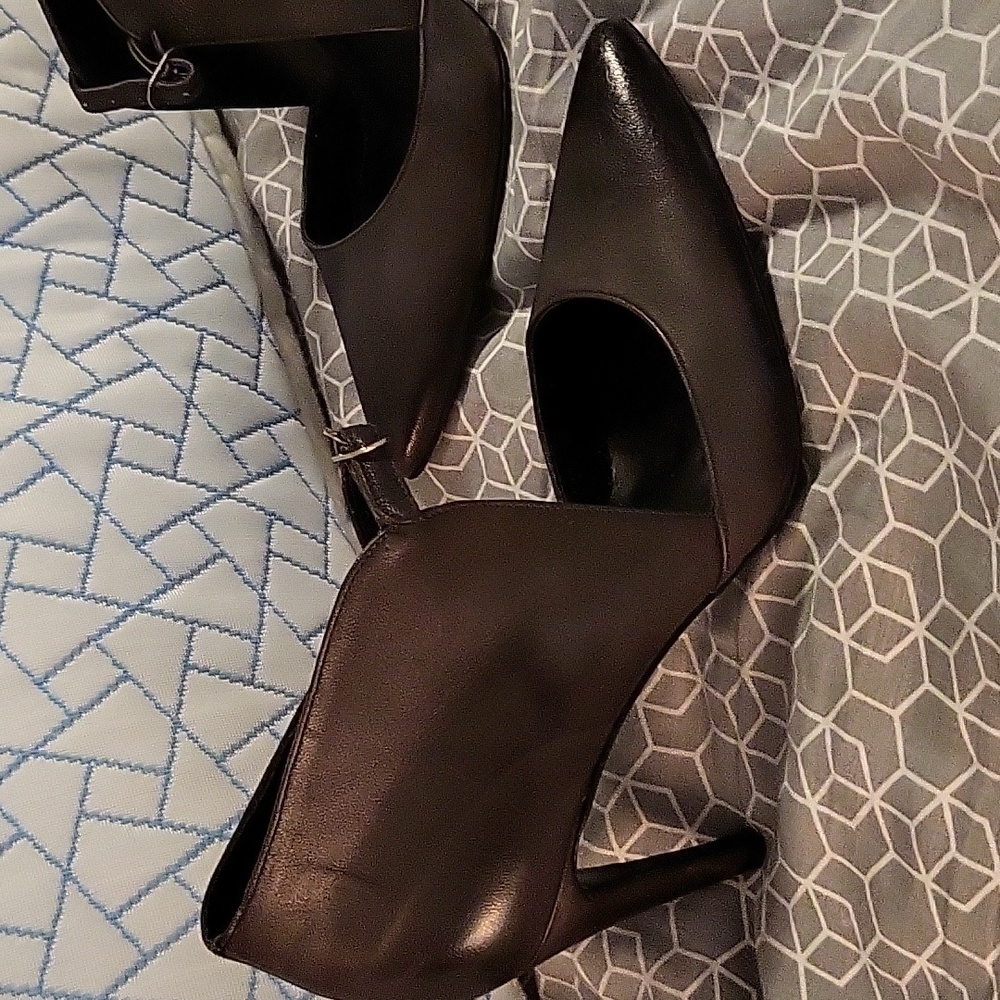 Free People Cerow Modern Pointed Toe Leather Gothic Witchcore Heel EUC - Picture 3 of 10